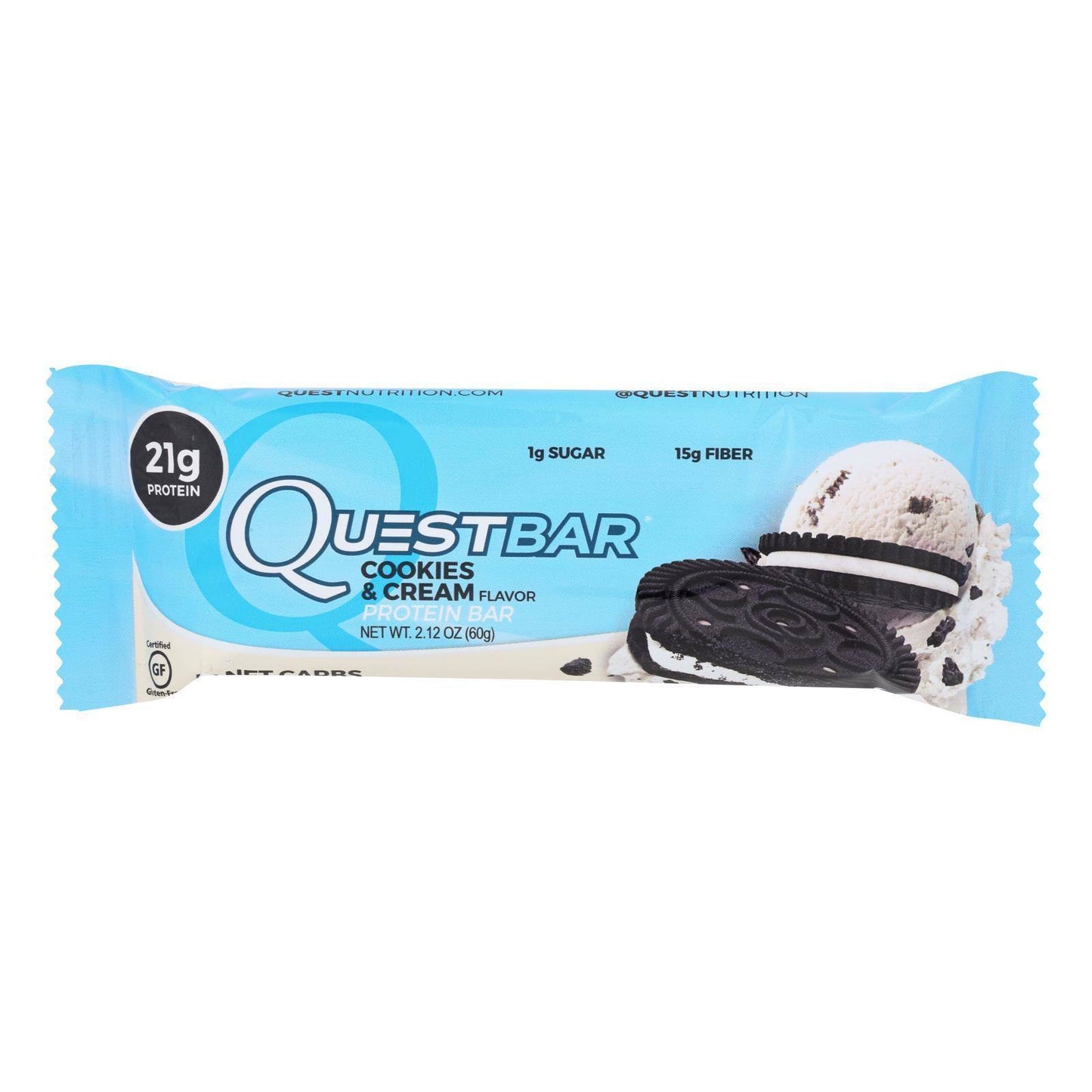 Quest Bar - Cookies and Cream - 2.12 oz - case of 12