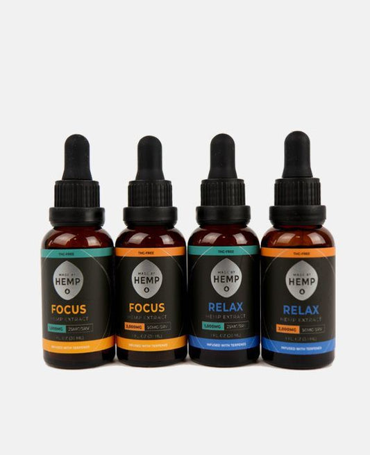 Made by Hemp THC Free Tinctures