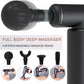 Massage Gun Deep Tissue Percussion Muscle Massager - Metal Handheld Electric Massager for Pain Relief Athletes Quiet Brushless Motor Cordless 1.1 lbs, 5 Speeds & 4 Attachments with Travel Case RT