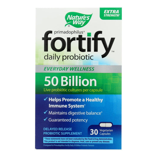 Nature's Way 50 Billion Probiotic Supplement - 1 Each - 30 VCAP