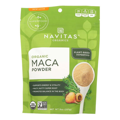 Navitas Naturals Maca Powder - Organic - 8 oz - case of 12