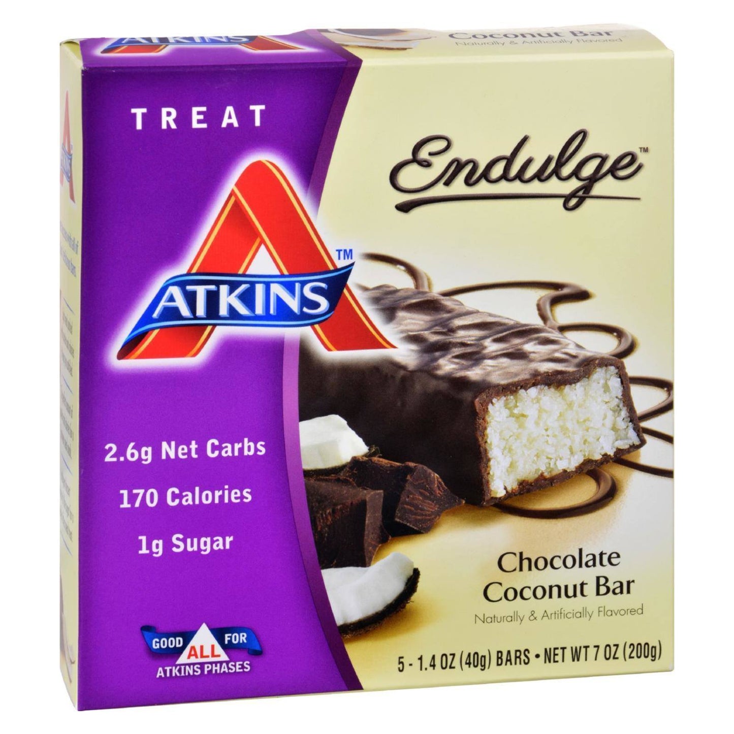 Atkins Endulge Chocolate Coconut Bar - 5/1.4 oz