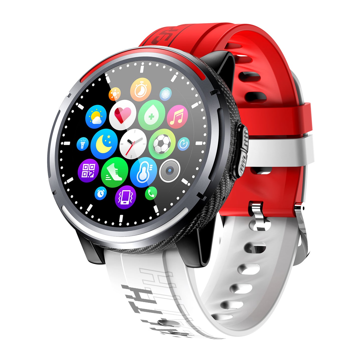 Bluetooth call watch full circle full touch heart rate blood pressure blood oxygen monitoring music player smart watch