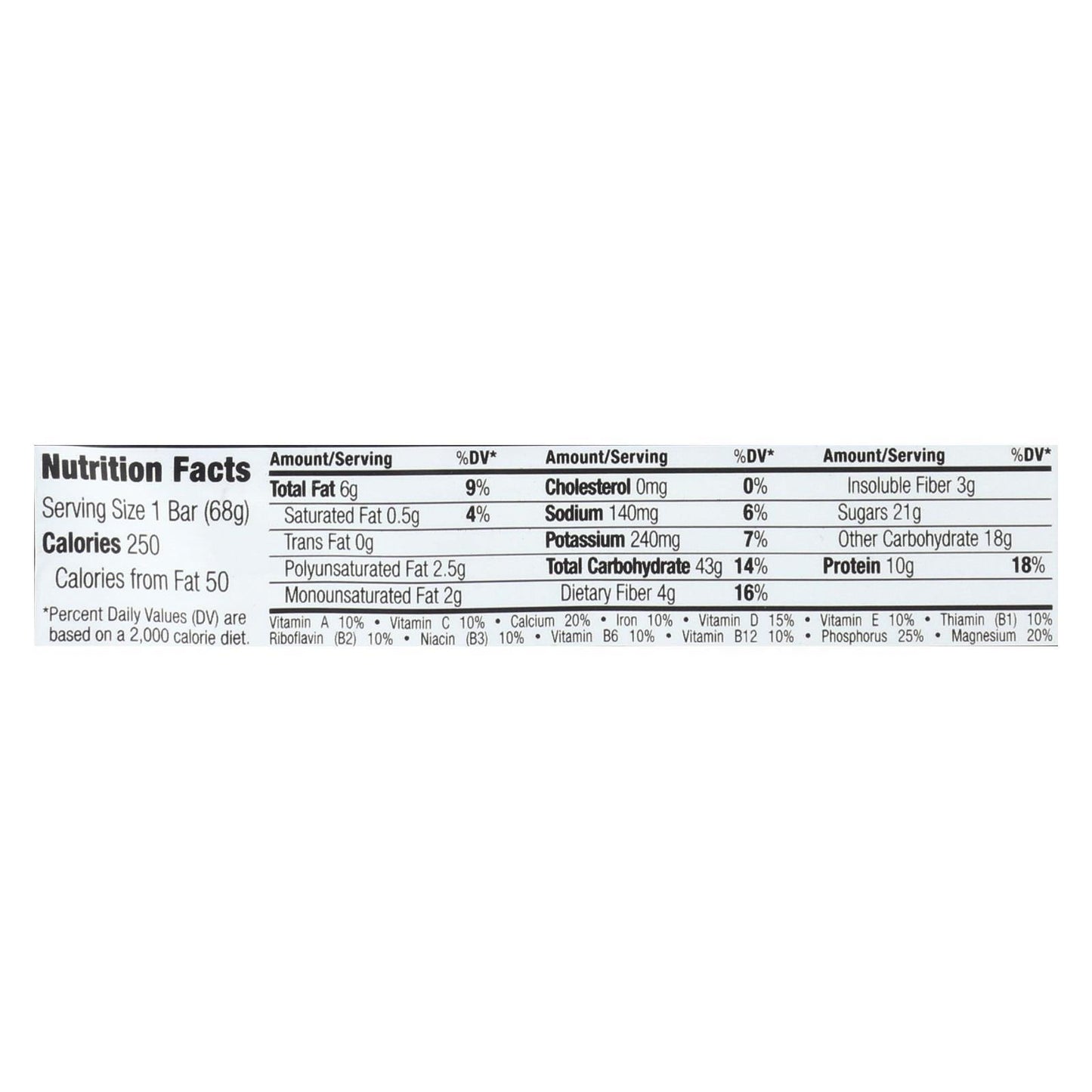 Clif Bar - Organic Oat Raisin Walnut - Case of 12 - 2.4 oz